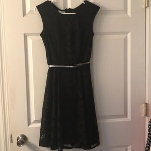 Women’s Black Lace Dress, London Times. Size 6.